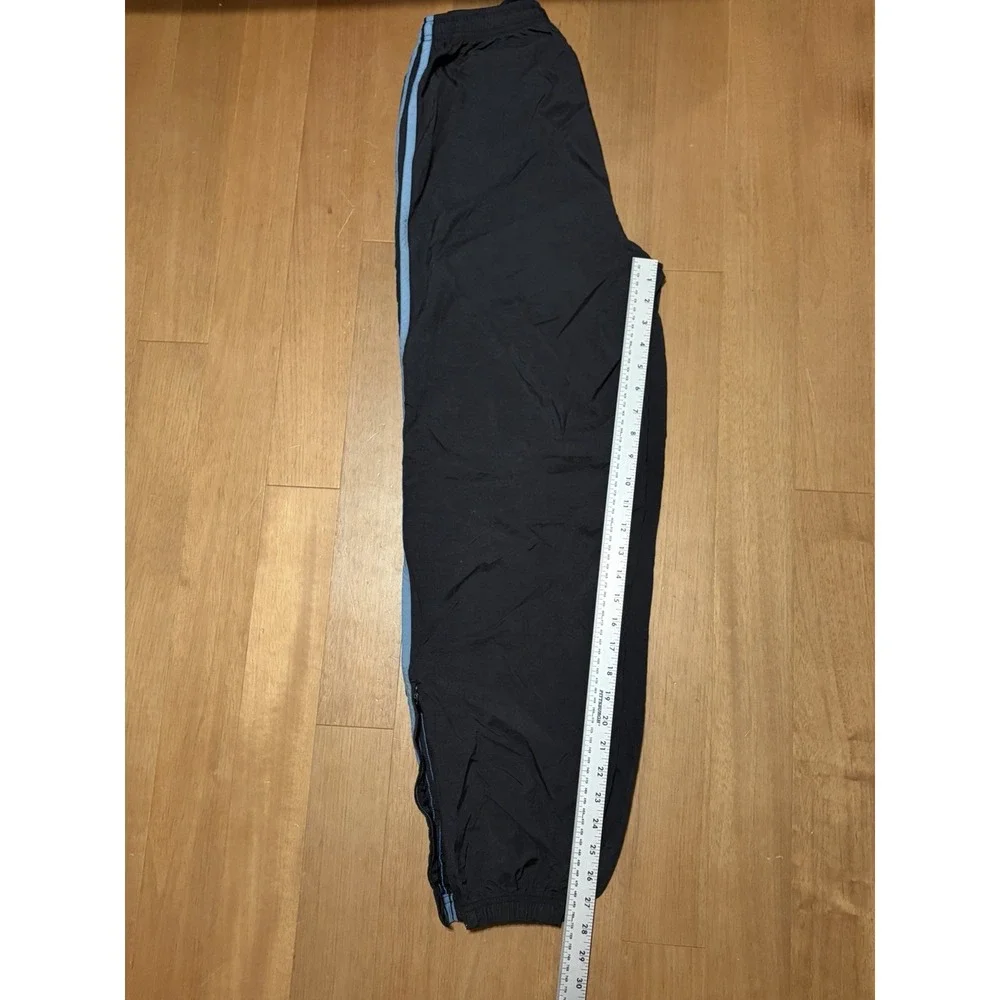 Vintage Adidas Nylon Pants Track Men's MEDIUM 80s Sweatpants Satin Shiny Retro